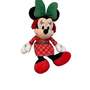 Disney Minnie Mouse Christmas Plush 14"